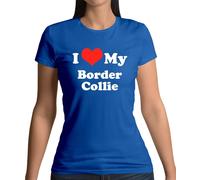 I Love My Border Collie - T-Shirt - Cane Canina Cagnolino Pecora Cane Animale