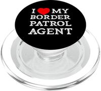 I Love My Border Patrol Agente Cuore Rosso Fidanzata Moglie PopSockets PopGrip per MagSafe