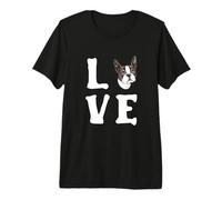 I Love My Boston Terrier - Amanti dei Cani Maglietta Premium
