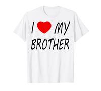 I love my Brother, nero Maglietta