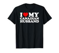 I Love My Canadian Husband Maglietta