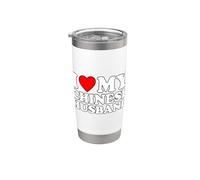 I Love My Chinese Husband Bicchiere termico in acciaio inox doppia parete
