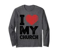 I Love My Church Messaggio edificante della Chiesa Maglia a Manica