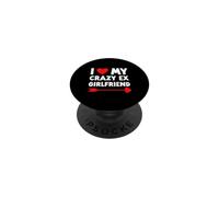 I Love My Crazy Ex Girlfriend - San Valentino divertente PopSockets PopGrip Adesivo