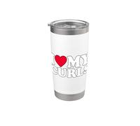 I Love My Curls Bicchiere termico in acciaio inox doppia parete