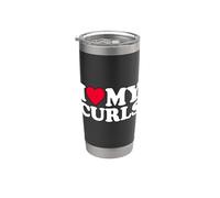 I Love My Curls Bicchiere termico in acciaio inox doppia parete