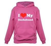 I Love My Dachshund - Bambini Felpa Cane Cani Cagnolino Animali Owner Bassotto