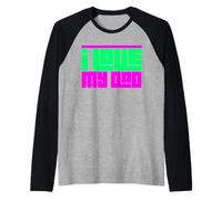 I Love My Dad Toddler Shirt Cute Baby I Love My Dad Maglia con Maniche Raglan