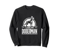 I LOVE MY DOBERMAN - Doberman Pinscher, Dobie, Razza Elegante Felpa
