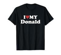 I Love My Donald Nome Coordinato Coppia Maglietta