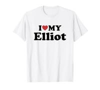 I Love My Elliot Nome Coordinato Coppia Maglietta