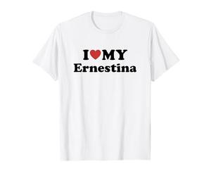 I Love My Ernestina Nome Coordinato Coppia Maglietta