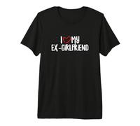I Love My Ex-Girlfriend Cuore Rosso Amore Coppia Maglietta Premium