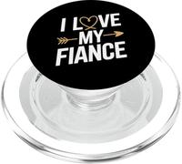 I Love My Fiance Arrow Cuore Grafica PopSockets PopGrip per MagSafe