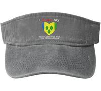I Love My Flag of Saint Vincent And The Grenadines Heart Cappelli con Visiera Parasole Berretto da Baseball Regolabile Confortevoli Cappellino con Visiera Parasole per Golf Corsa Pesca
