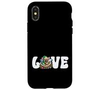 I Love My Frenchie Xmas Graphic For Mom With Christmas Vibes Custodia per iPhone X/XS