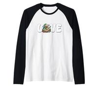 I Love My Frenchie Xmas Graphic for Mom with Christmas Vibes Maglia con Maniche Raglan