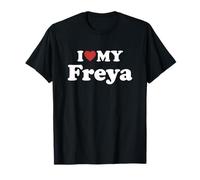 I Love My Freya Nome Coordinato Coppia Maglietta
