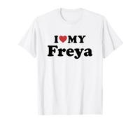 I Love My Freya Nome Coordinato Coppia Maglietta