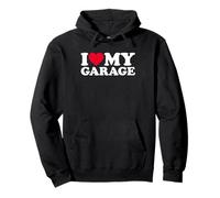 I Love My Garage Felpa con Cappuccio