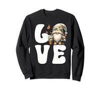 I Love My Garden Gnomes With Daisy Flowers And Butterflies Felpa