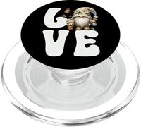 I Love My Garden Gnomes With Daisy Flowers And Butterflies PopSockets PopGrip per MagSafe
