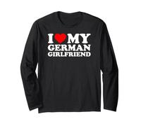 I Love My German Girlfriend Maglia a Manica