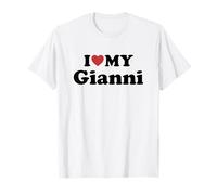 I Love My Gianni Nome Coordinato Coppia Maglietta