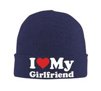 I Love My Girlfriend Donna Uomo Watch cap Elastico Skull cap Flessibile Berretto Beanie in Maglia per Calcio Moto Corsa