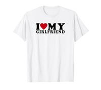 I Love My Girlfriend Gf I Heart My Girlfriend GF Maglietta
