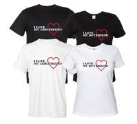 I Love My Girlfriend - I Love My Boyfriend Coppia Magliette Idea San Valentino