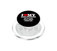 I Love My Girlfriend So Please Stay Away From Me PopSockets PopGrip per MagSafe