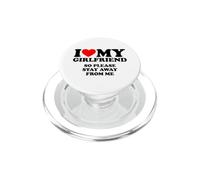 I Love My Girlfriend So Please Stay Away From Me PopSockets PopGrip per MagSafe