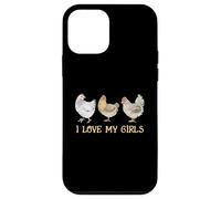 I Love My Girls Allevamento di polli Gestione degli animali dell'allevamento di polli Custodia per iPhone 12 mini