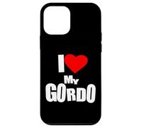 I Love My Gordo Couples Latino Humor Tee Más Gordo, Más Amor Custodia per iPhone 12 mini