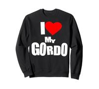 I Love My Gordo Couples Latino Humor Tee Más Gordo, Más Amor Felpa