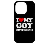 I Love My Goy Boyfriend - Divertente Detto Sarcastico Carino Ebreo Custodia per iPhone 14 Pro