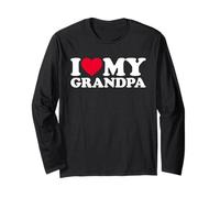 I Love My Grandpa Maglia a Manica