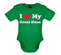 I Love My Great Dane - Bambino T-Shirt / Body - Cucciolo Cane Canina Animali