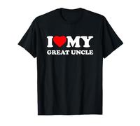 I Love My Great Uncle I Heart Family Maglietta