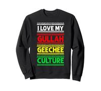 I Love My Gullah Geechee Culture Heritage Colors Bold Felpa