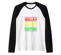 I Love My Gullah Geechee Culture Heritage Colors Bold Maglia con Maniche Raglan