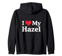 I Love My Hazel Heart Hazel Love Hazel Felpa con Cappuccio
