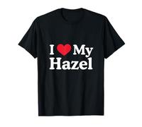 I Love My Hazel Heart Hazel Love Hazel Maglietta