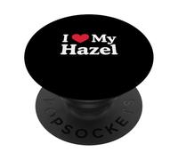 I Love My Hazel Heart Hazel Love Hazel PopSockets PopGrip Adesivo