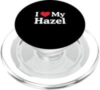 I Love My Hazel Heart Hazel Love Hazel PopSockets PopGrip per MagSafe