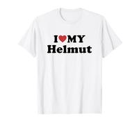I Love My Helmut Nome Coordinato Coppia Maglietta