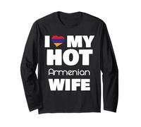 I Love My Hot Armenian Wife Married To Hot Armenia Girl Maglia a Manica