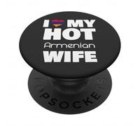 I Love My Hot Armenian Wife Married To Hot Armenia Girl PopSockets PopGrip Adesivo