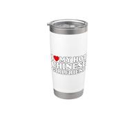 I Love My Hot Chinese Girlfriend Bicchiere termico in acciaio inox doppia parete